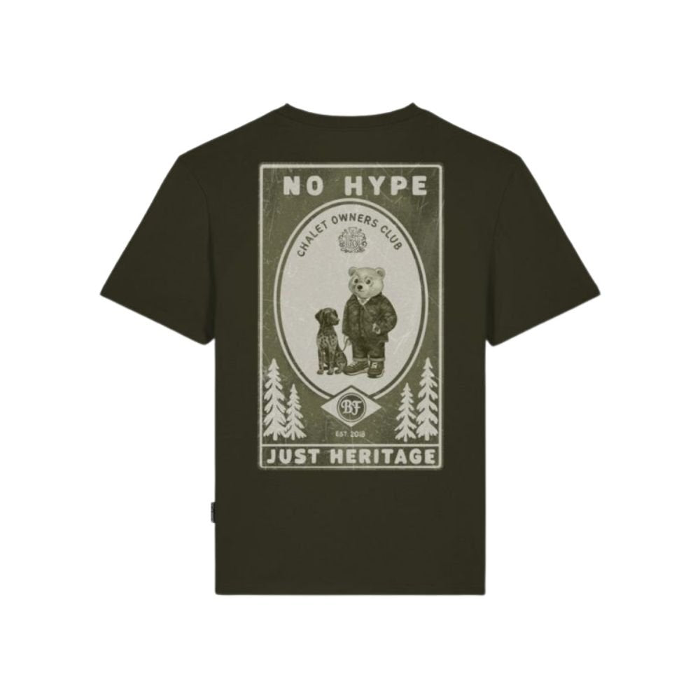 BF Backprint T-Shirt Filou 182 NO HYPE - Olive Green