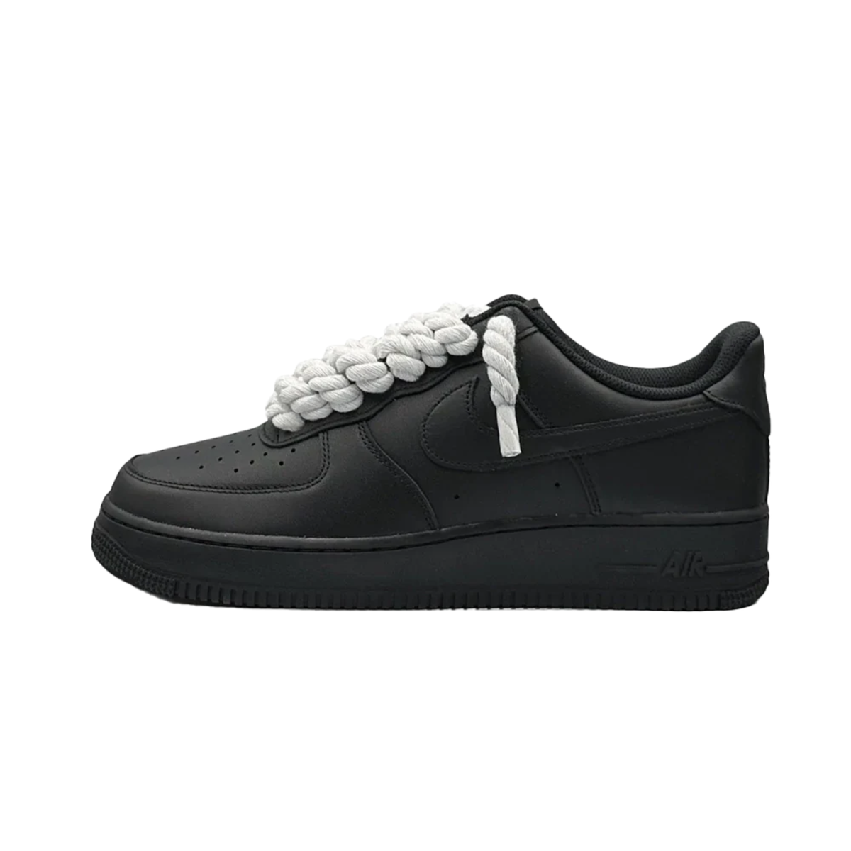 Nike Air force 1 Low '07 Black White Rope Lace