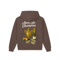 BF Oversized Backprint Hoodie APRÈS SKI CHAMPION - Chocolate Brown