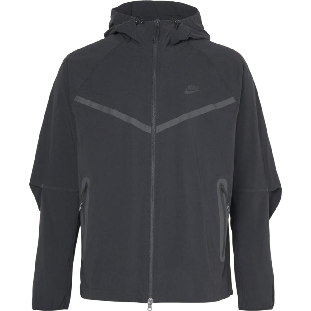 NIKE Tech Woven Windrunner Full-Zip Jacket BLACK