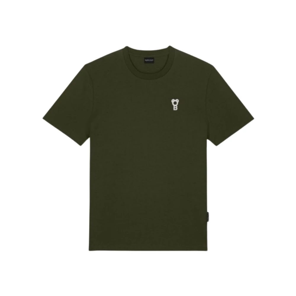 BF Signature Embroidered T-Shirt - Olive Green