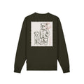 BF Backprint Pullover Filou 182 STAMP - Olive Green