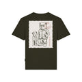 BF Backprint T-Shirt Filou 182 STAMP - Olive Green