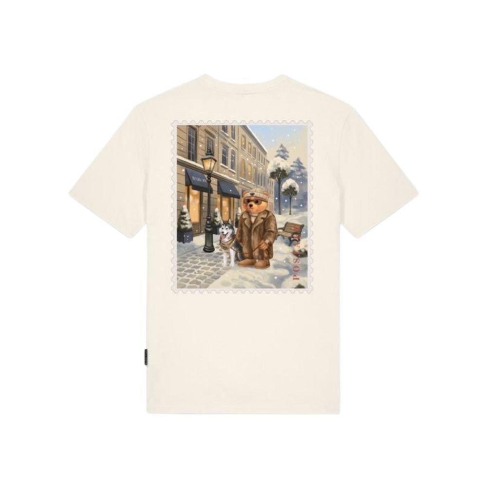BF Backprint Poster T-Shirt Filou 188 Chalet Owners Club - Off-White