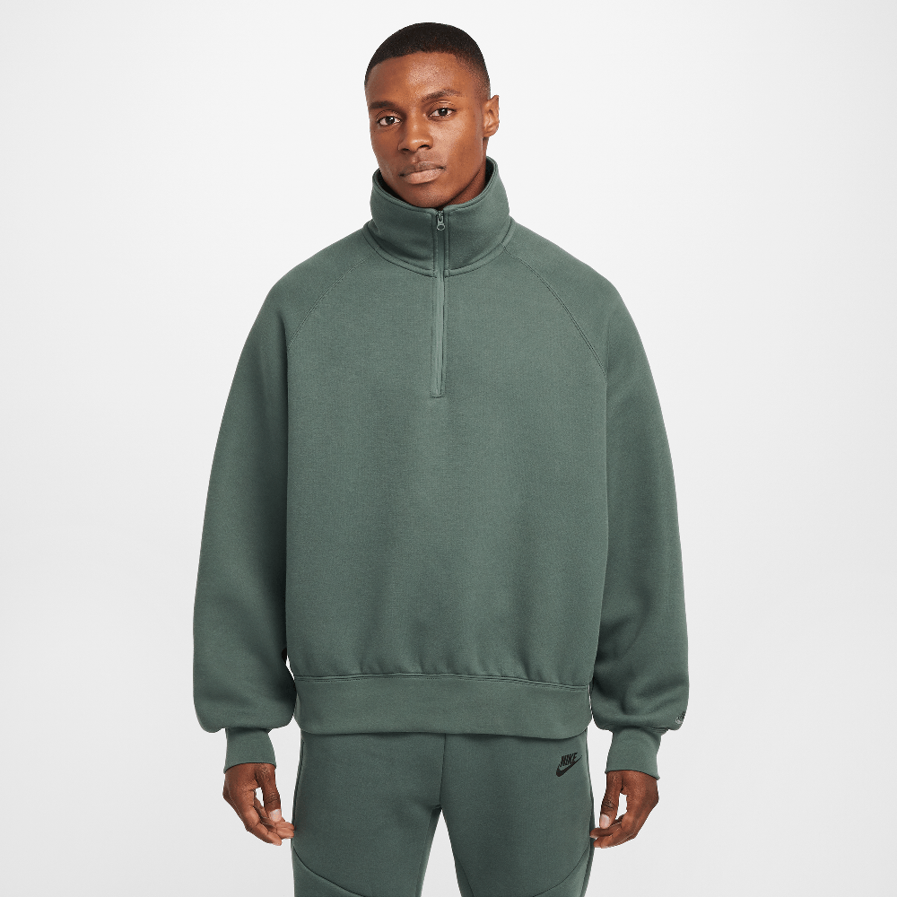 Nike Tech Men's Fleece Half-Zip Top Vintage Green/Vintage Green