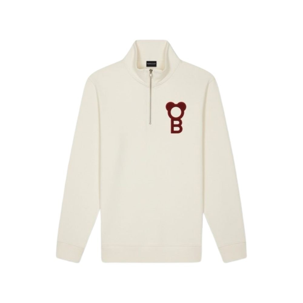 BF Signature Half-Zip Pullover - Off-White