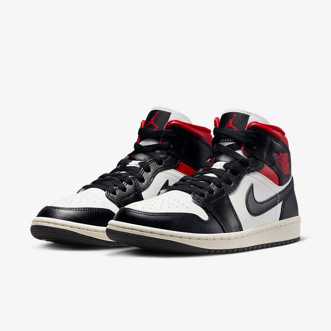 Jordan 1 Mid Gym Red Panda (Women's)