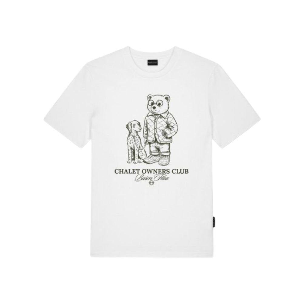 BF Supima Cotton Lineart T-Shirt Filou 182 - White