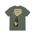 BF Oversized Backprint T-Shirt BOTTLE - Olive Green