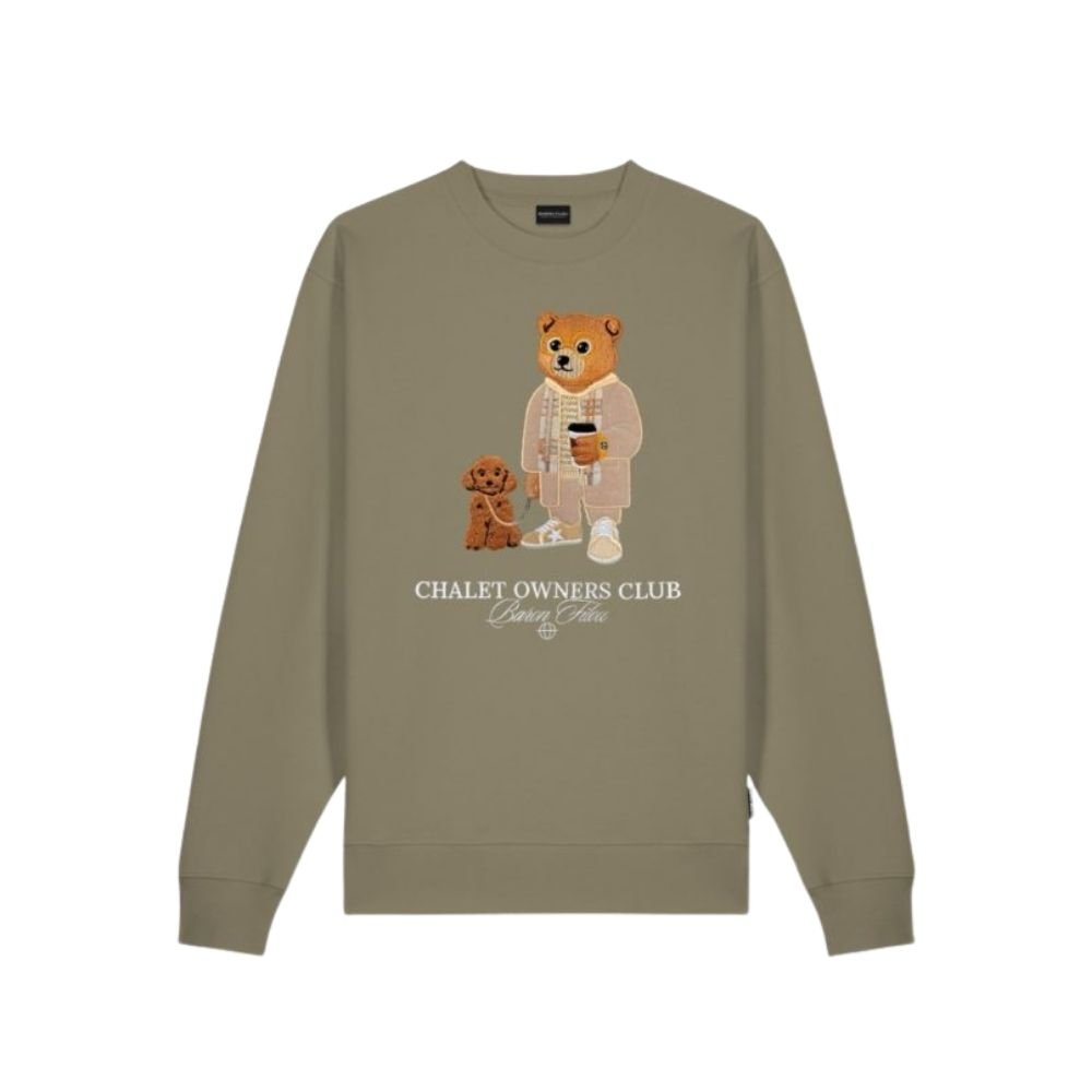 BF Embroidered Pullover Filou 189 - Vintage Sage
