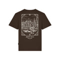 BF Poster Lineart Backprint T-Shirt Filou 186 - Chocolate Brown