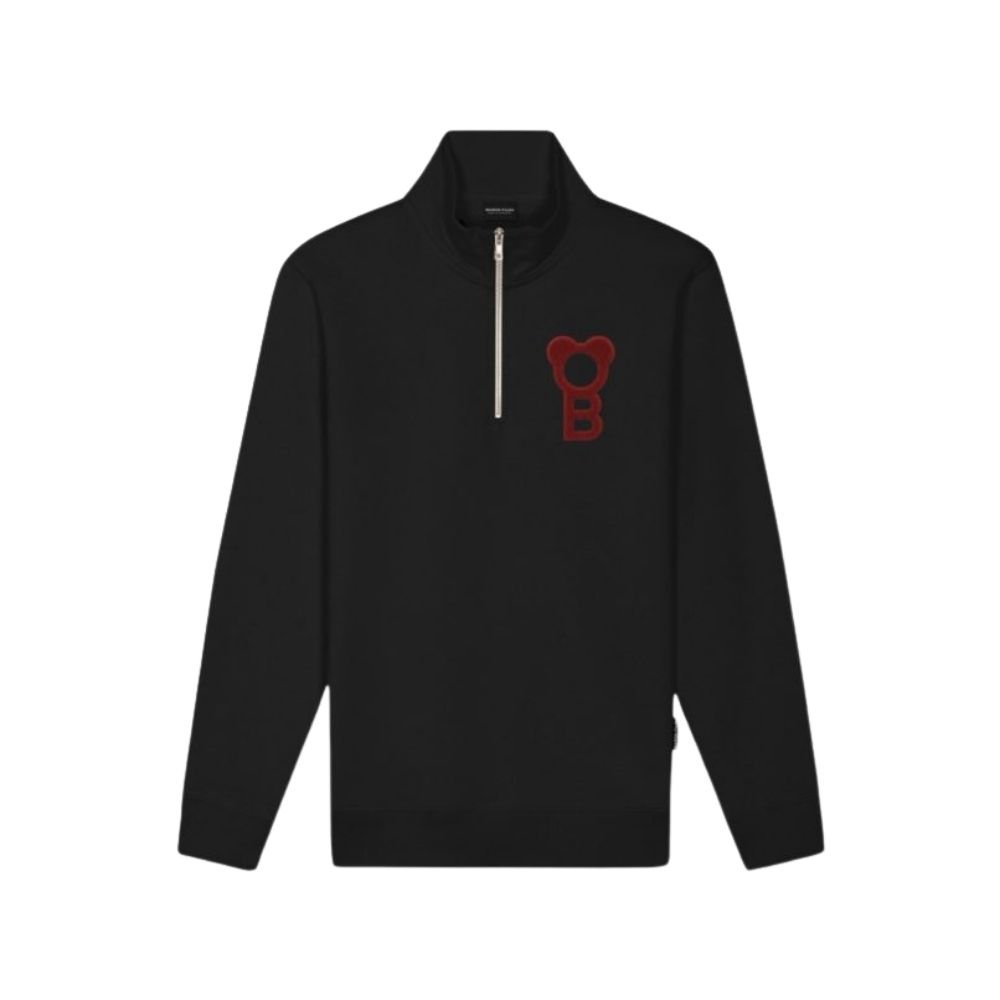 BF Signature Half-Zip Pullover - Black