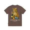 BF Oversized Backprint T-Shirt CHEETAH - Chocolate Brown