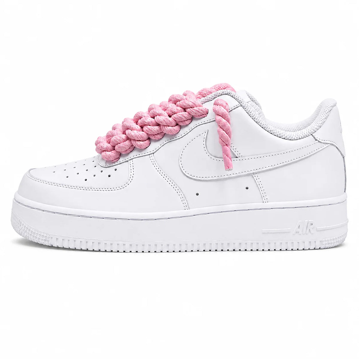 Nike Air Force 1 Low '07 White Pink Rope Lace