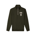 BF Signature Half-Zip Pullover - Olive Green
