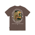 BF Oversized Backprint T-Shirt WATCH DEALER - Chocolate Brown