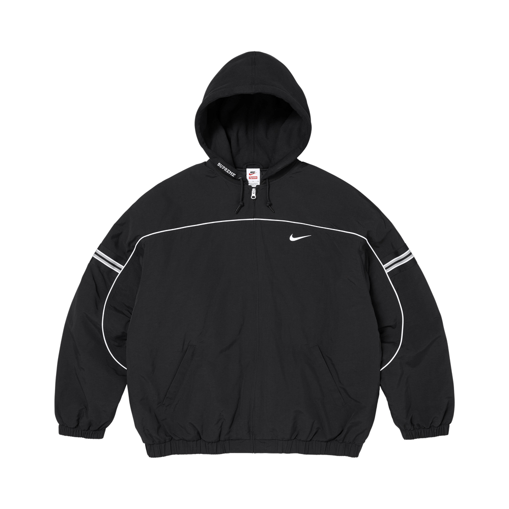 Supreme x Nike Nylon Hooded Jacket 'Black'