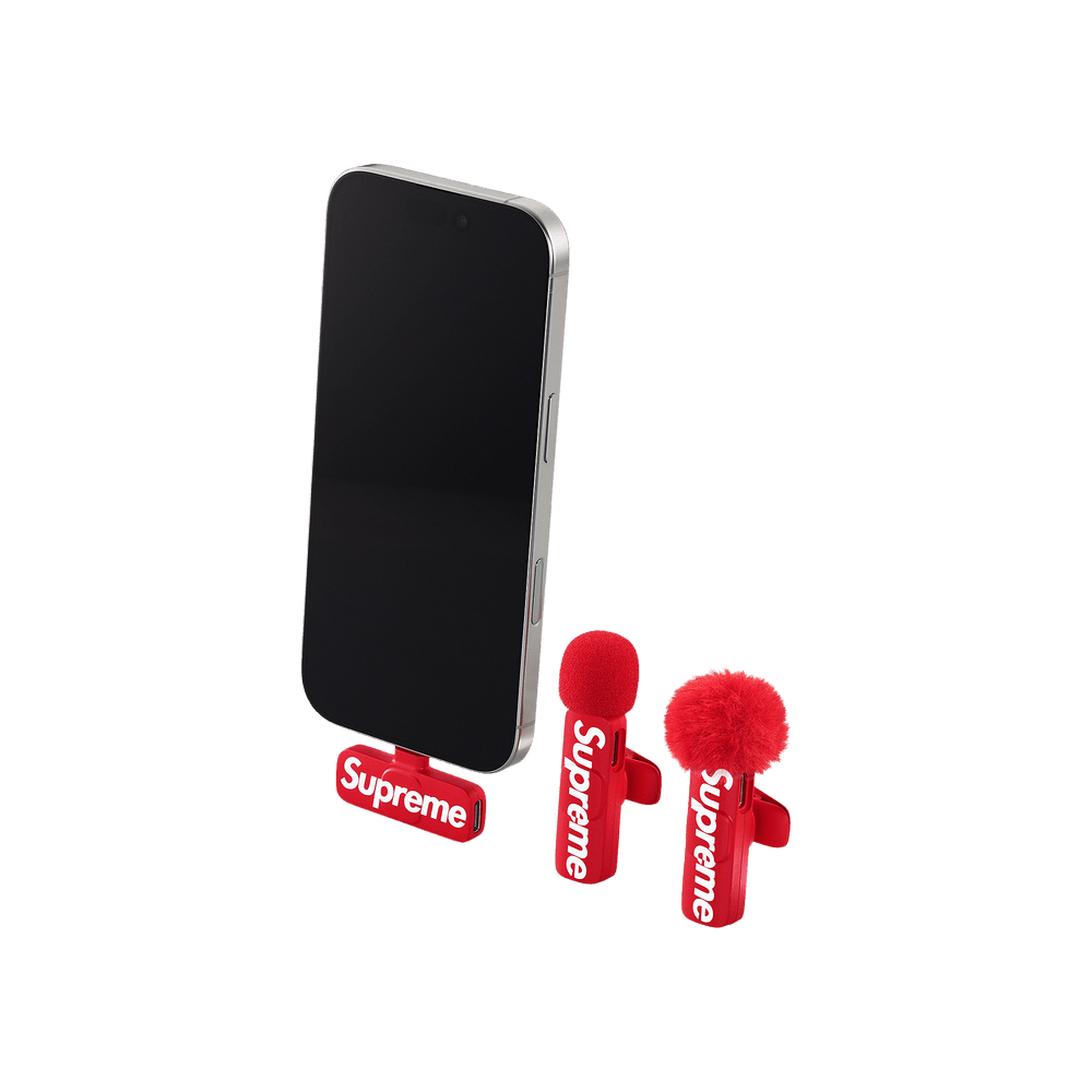 Supreme Mini Mics (Set Of 2) Red