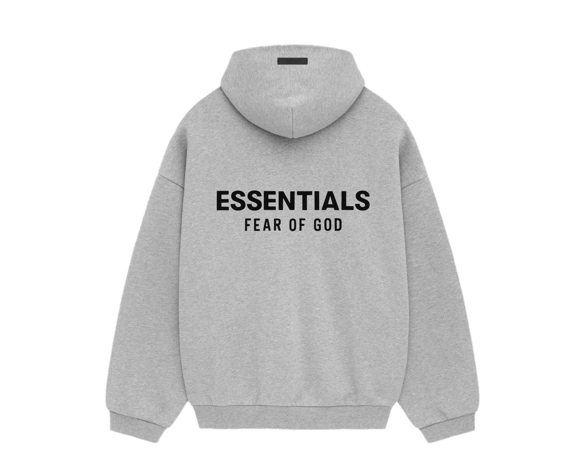 Fear of God Essentials Light Heather Gray Hoodie