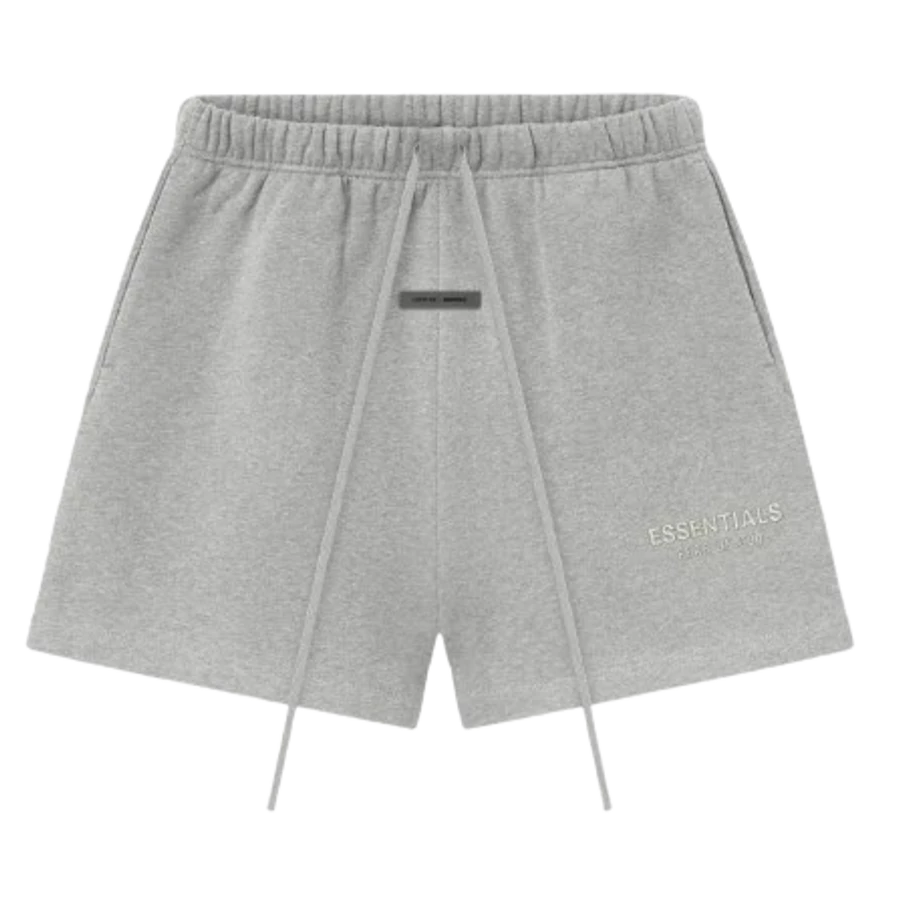 Fear Of God Essentials Classic Fleece Short Concrete Heather (FW25)