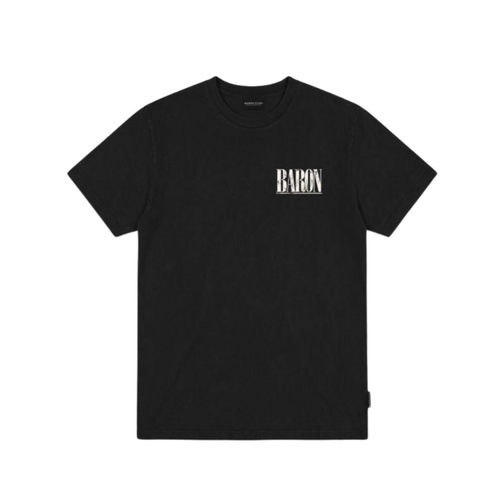 BF Oversized Backprint T-Shirt ARAB MONEY, ITALIAN HORSEPOWER - Black