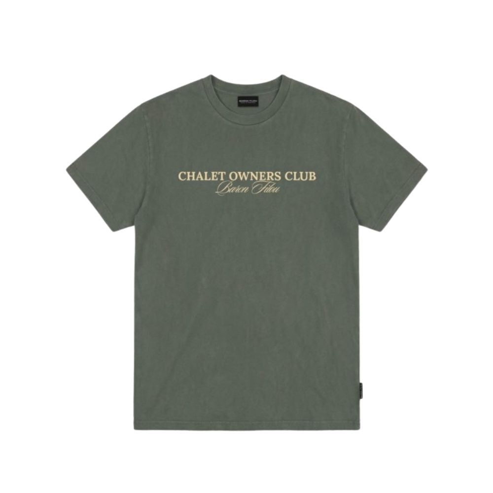 BF Oversized Backprint T-Shirt BOTTLE - Olive Green