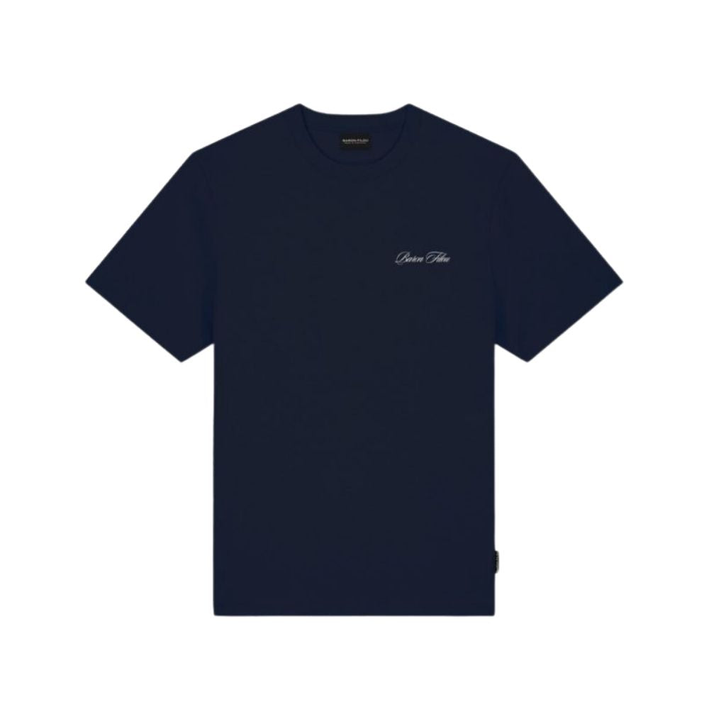 BF Oversized Backprint T-Shirt FUCK 9-5 - Oxford Blue