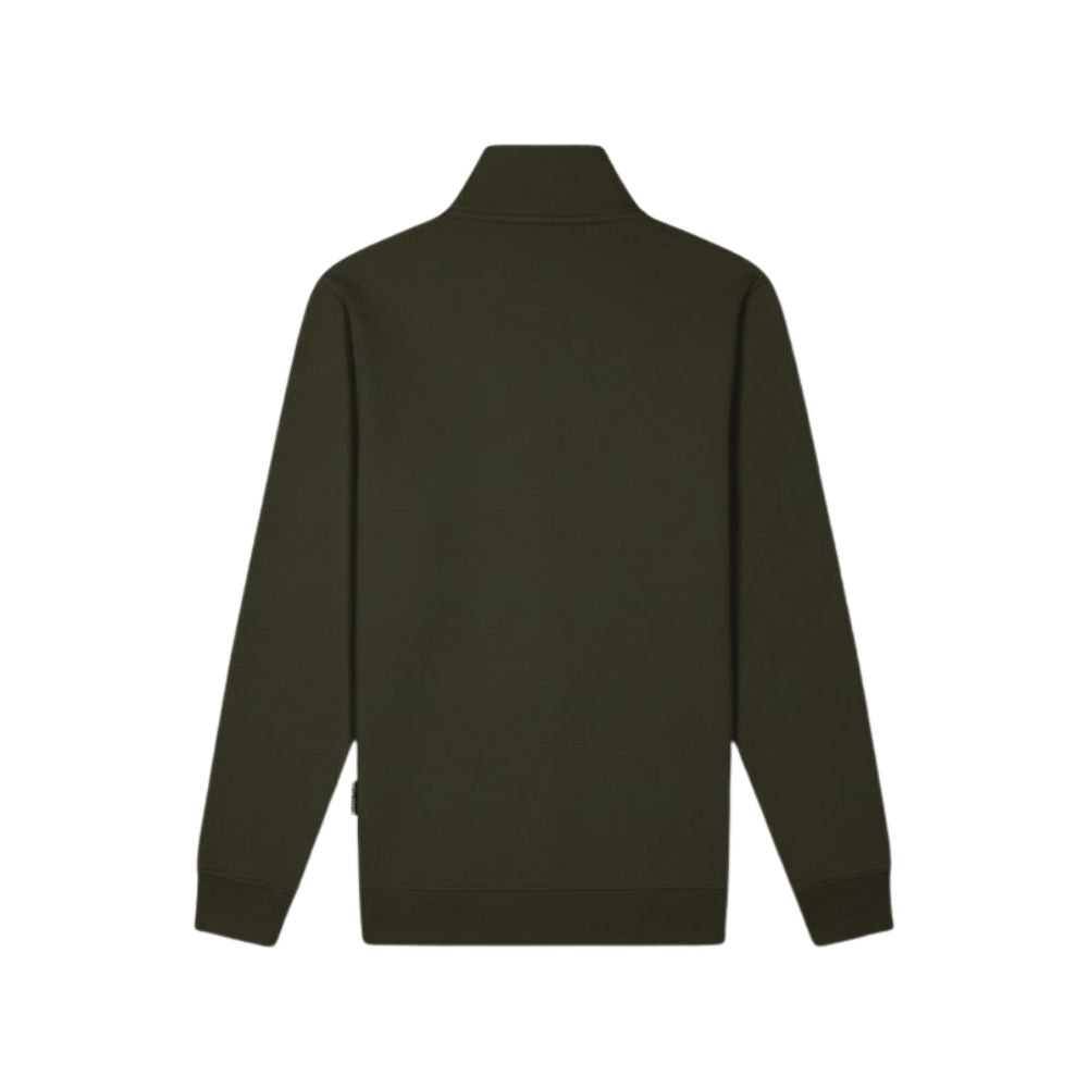 BF Signature Half-Zip Pullover - Olive Green