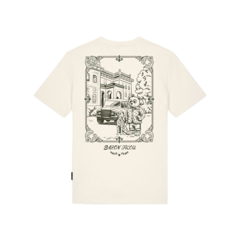 BF Poster Lineart Backprint T-Shirt Filou 182 - Off-White