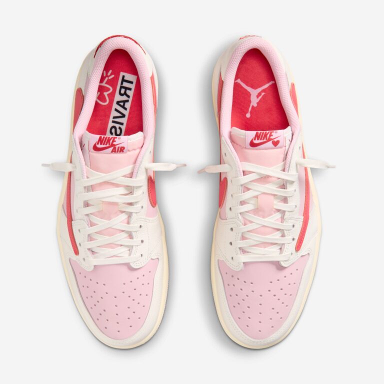 Jordan 1 Retro Low OG SP Travis Scott Sail Tropical Pink