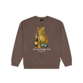 BF Oversized Pullover CHEETAH - Chocolate Brown