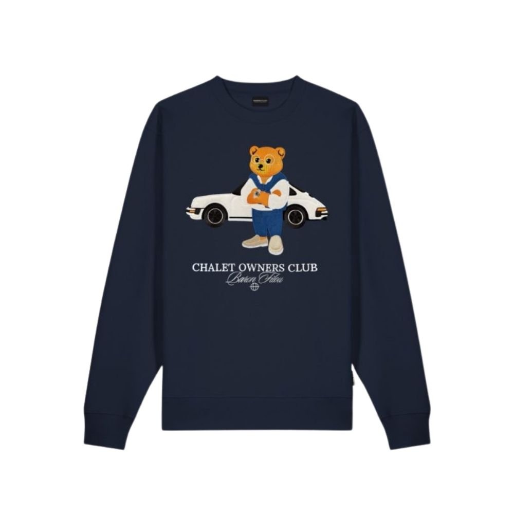 BF Embroidered Pullover Filou 186 - Oxford Blue
