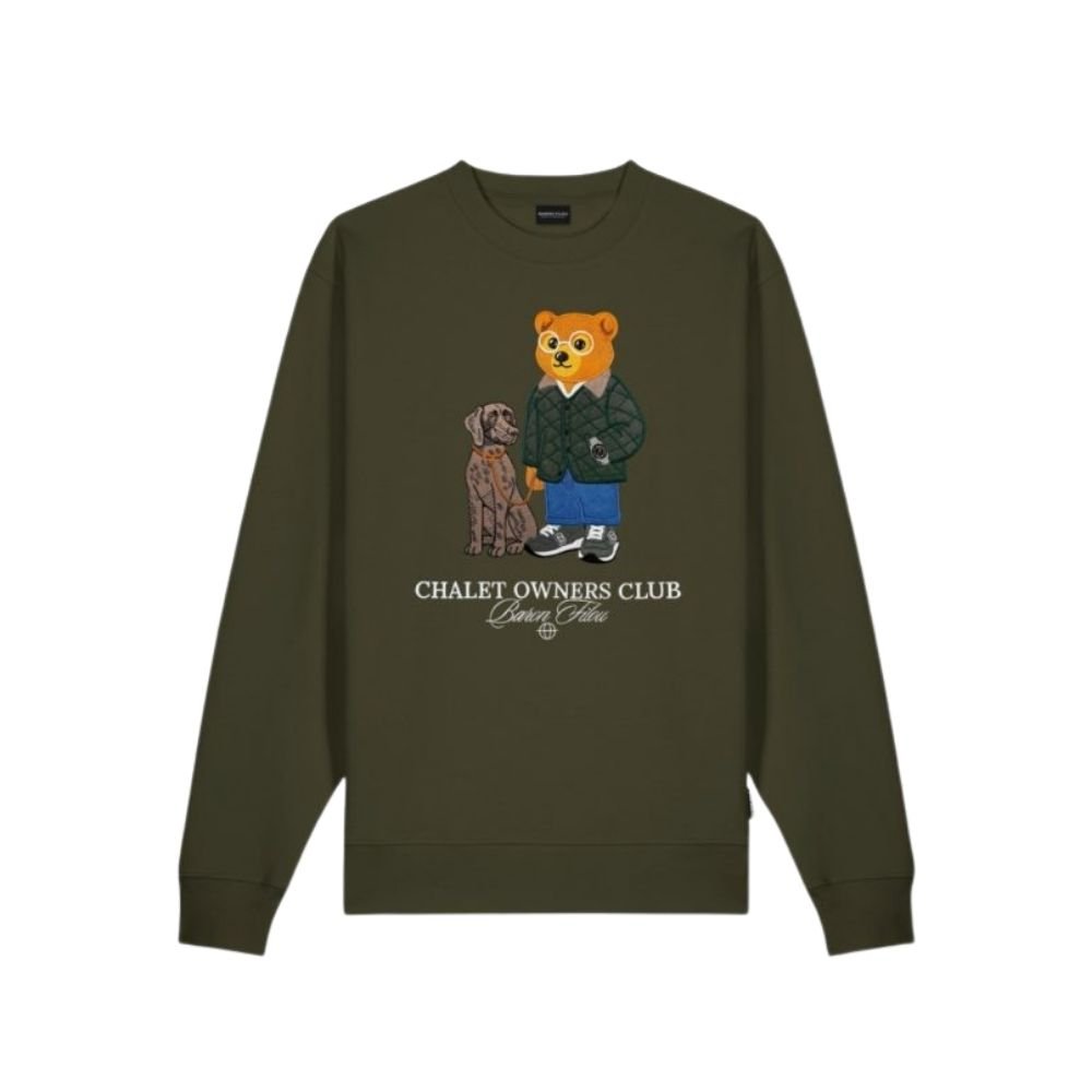 BF Embroidered Pullover Filou 182 - Olive Green