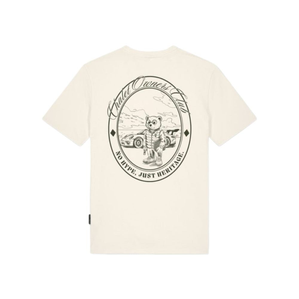 BF Oval Backprint T-Shirt Filou 187 - Off-White