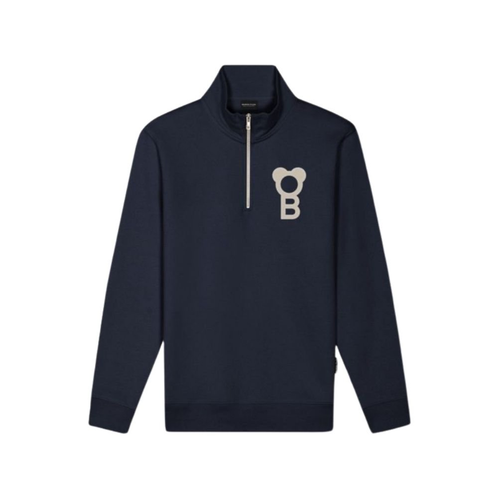 BF Signature Half-Zip Pullover - Oxford Blue